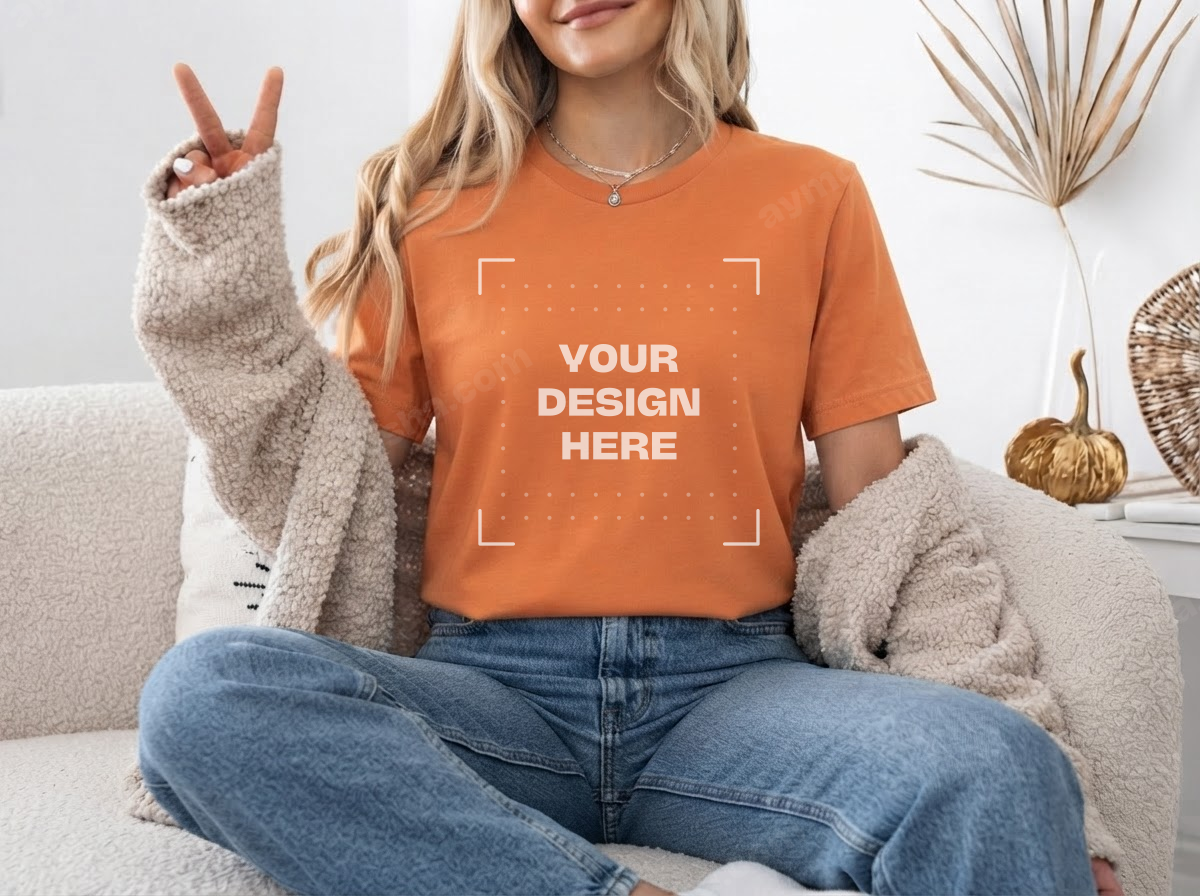 Bella + Canvas 3001 — Burnt Orange