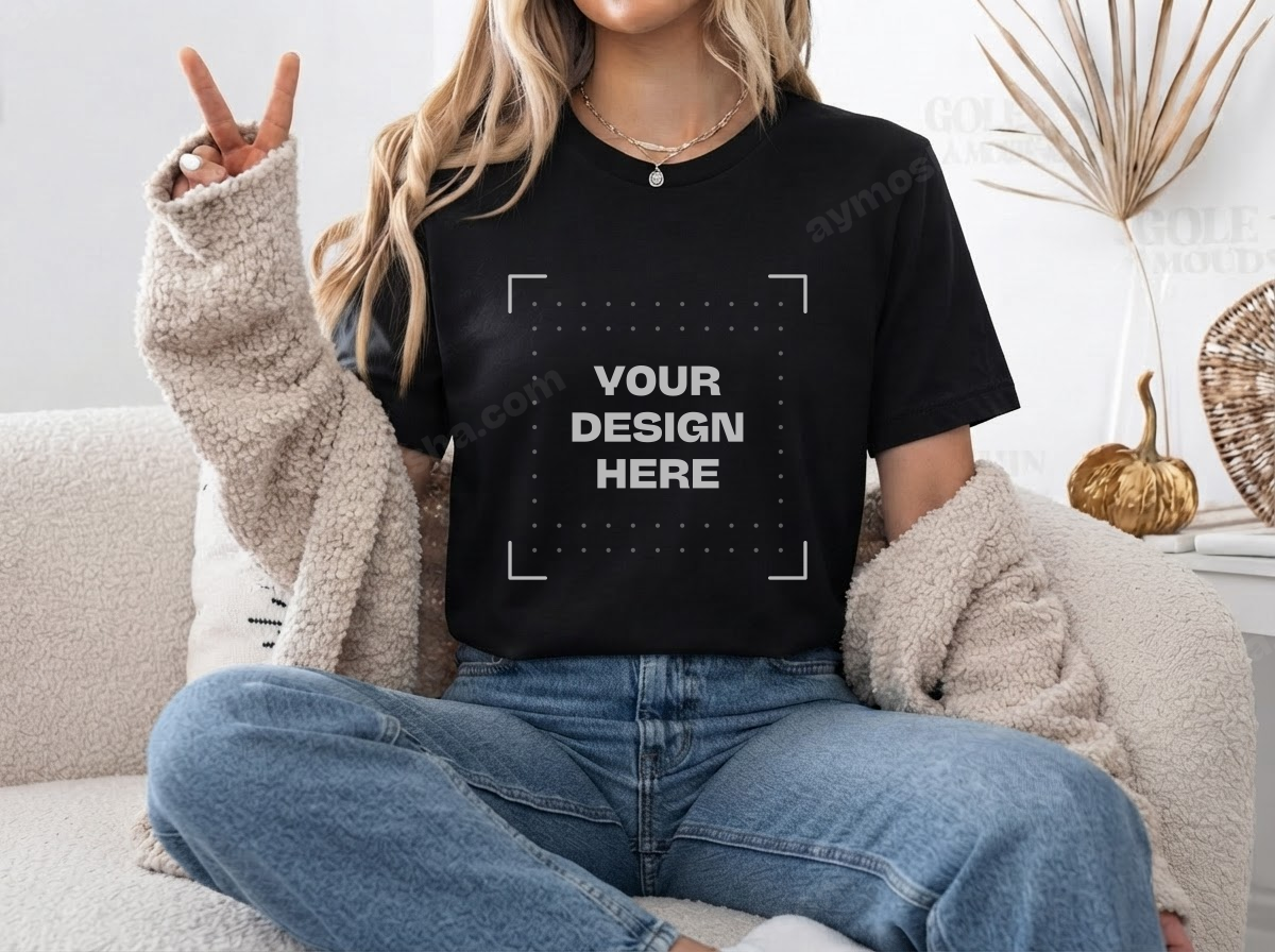 Bella + Canvas 3001 — Black