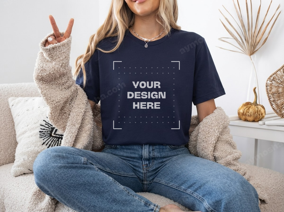 Bella + Canvas 3001 — Navy