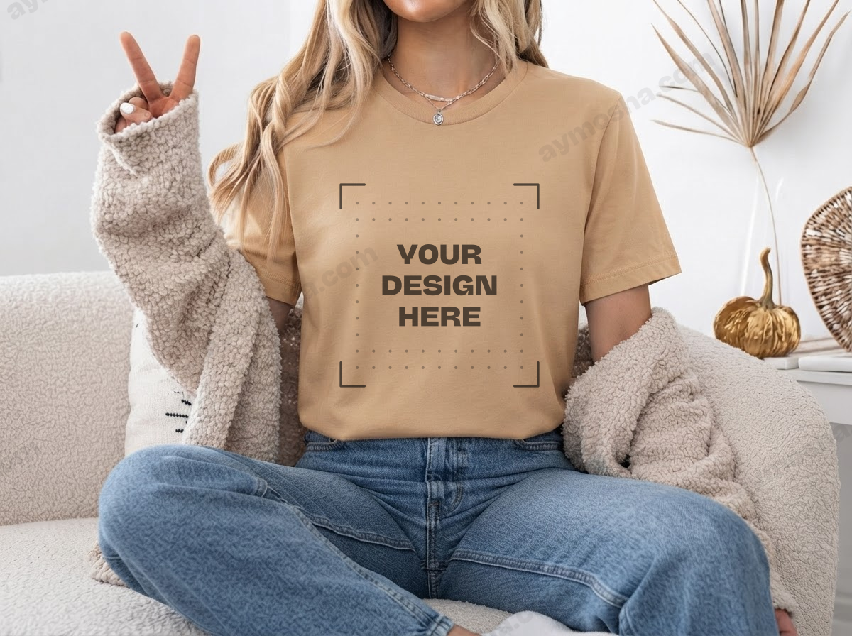 Bella + Canvas 3001 — Tan