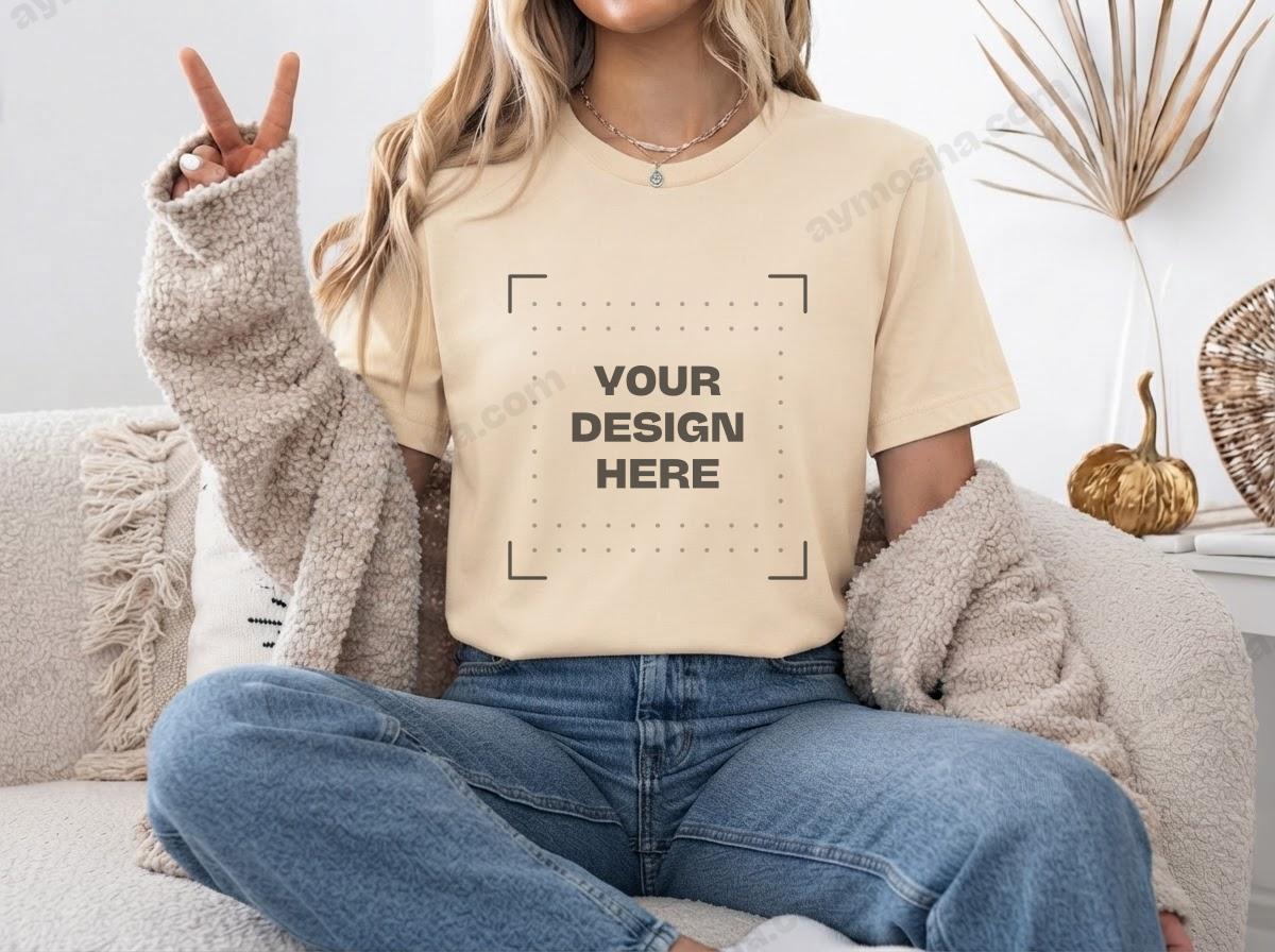 Bella + Canvas 3001 — Heather Natural