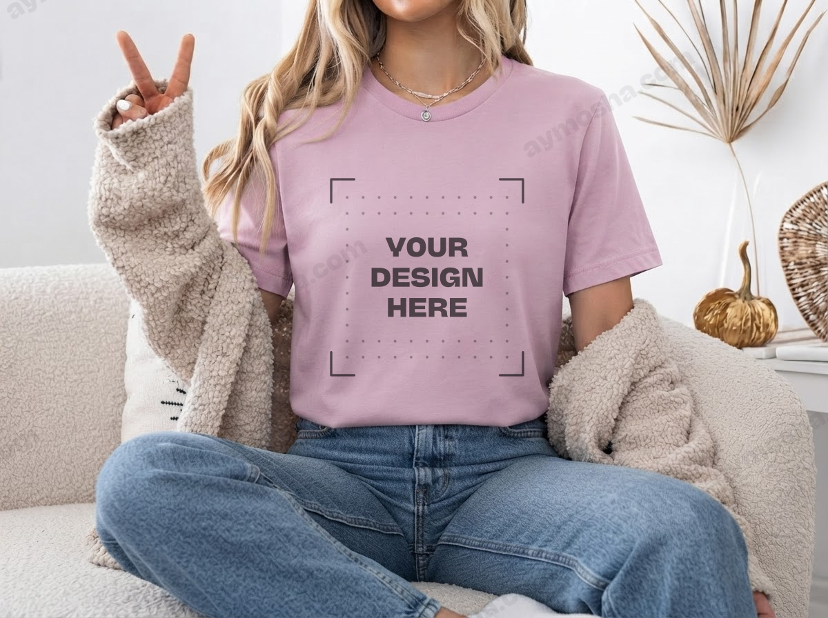 Bella + Canvas 3001 — Heather Prism Lilac