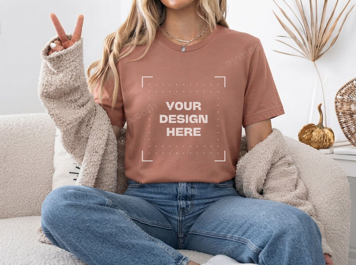 Bella + Canvas 3001 — Heather Mauve