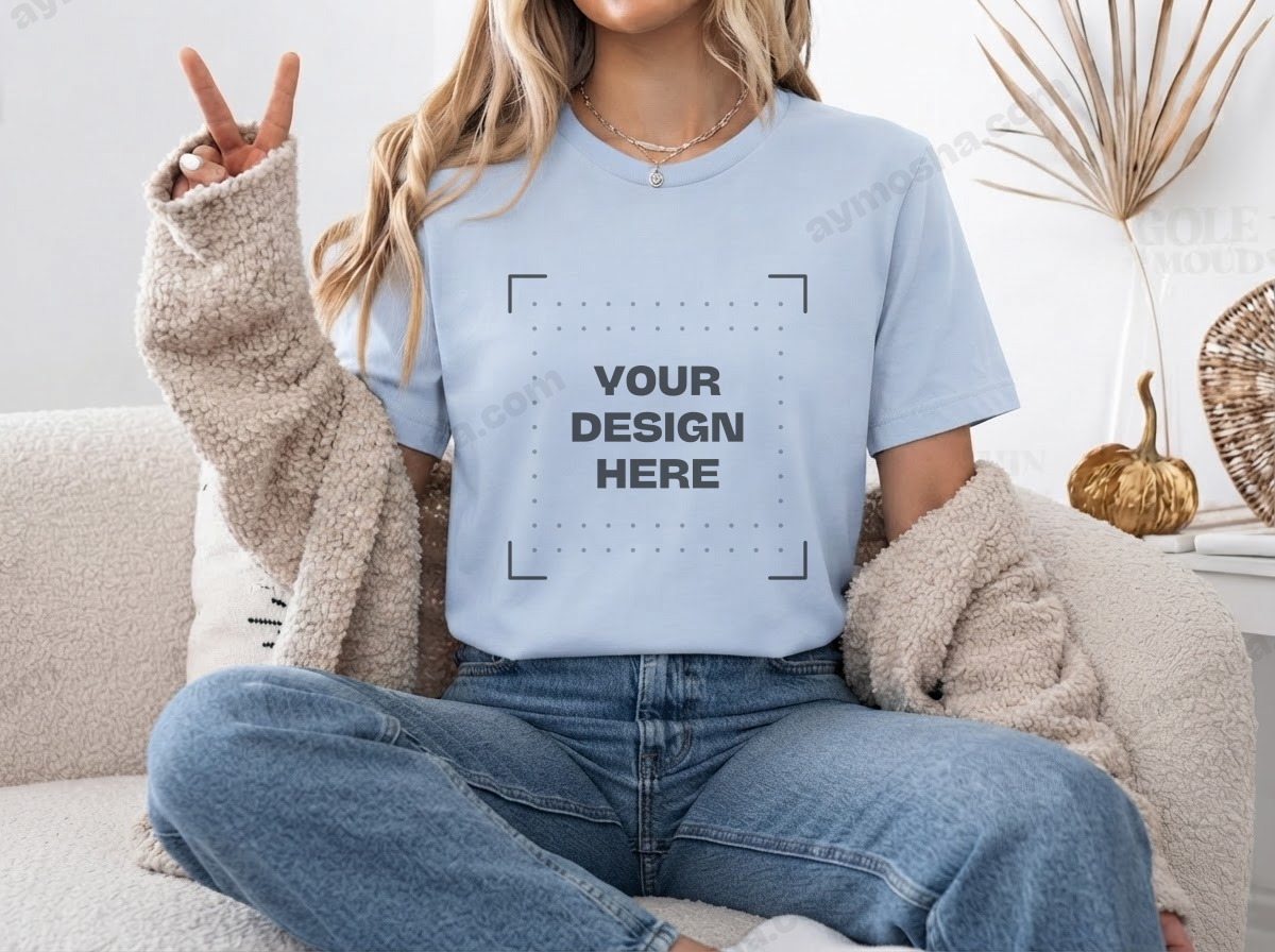 Bella + Canvas 3001 — Baby Blue
