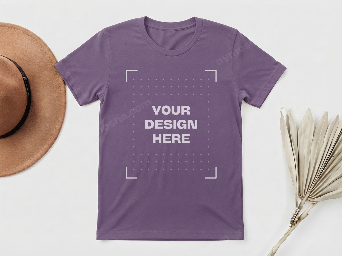 Bella + Canvas 3413 — Purple Triblend