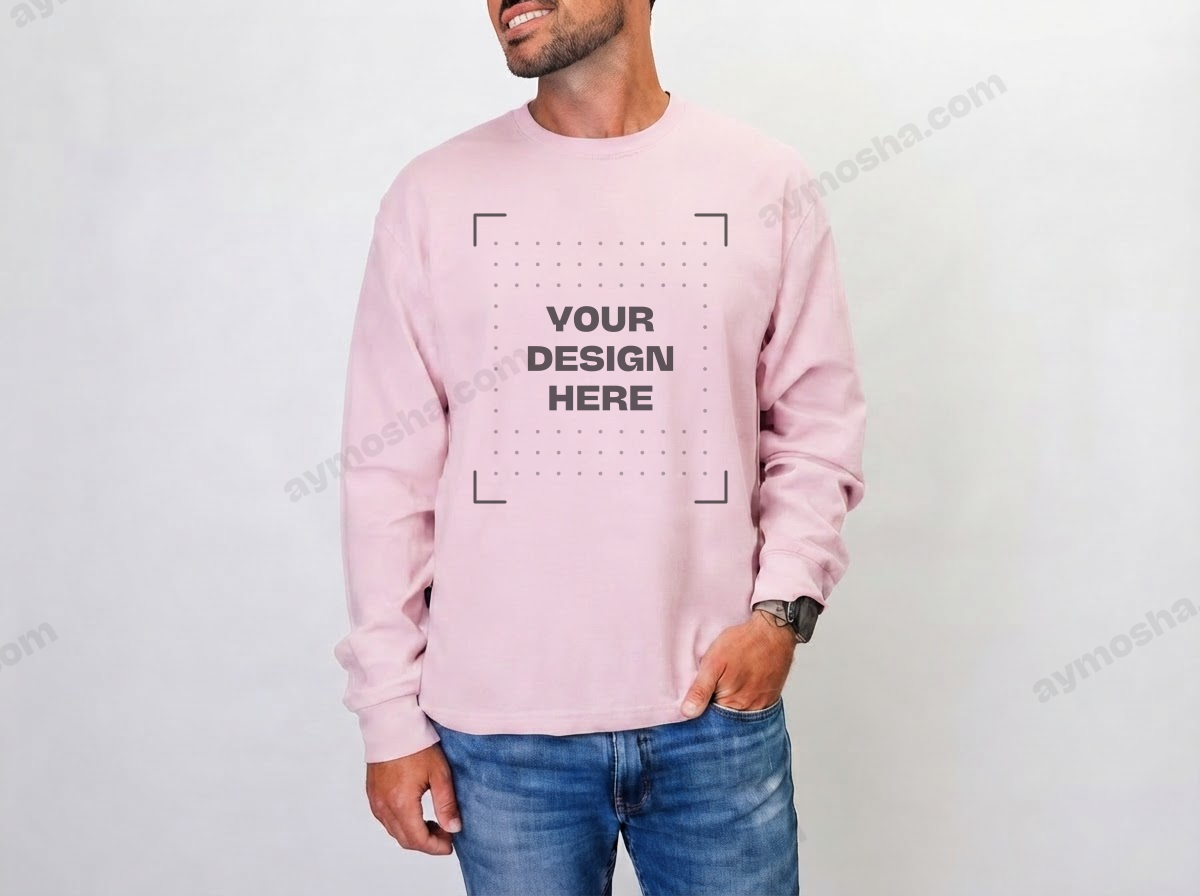 Gildan 18000 — Light Pink