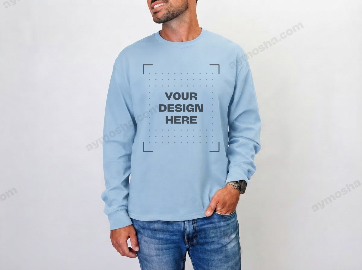 Gildan 18000 — Light Blue