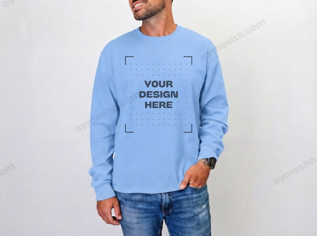 Gildan 18000 — Carolina Blue