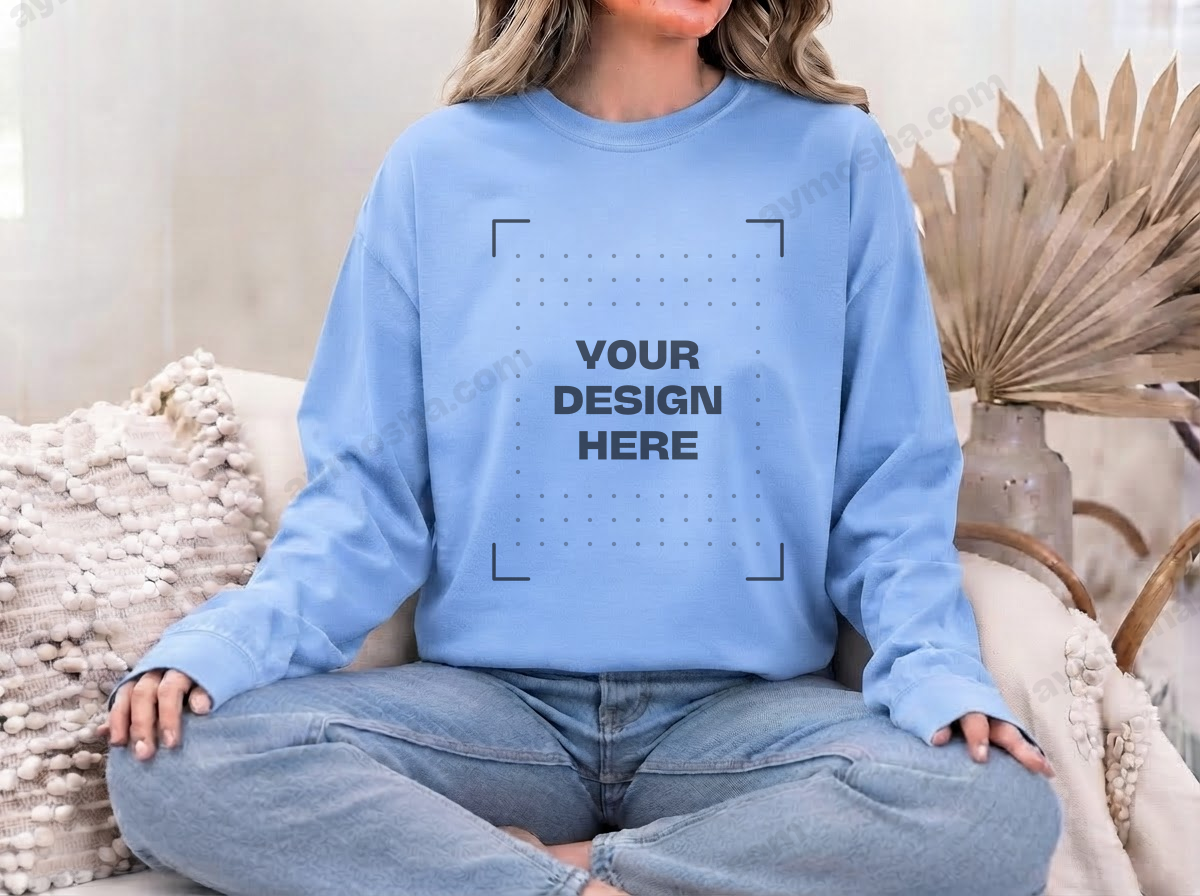 Gildan 18000 — Carolina Blue